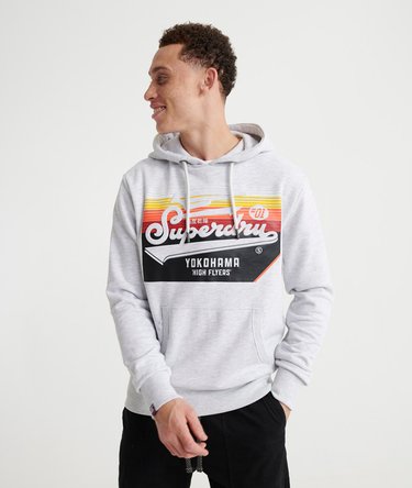 Klassieke Lite-hoodie met reli&euml;fprint Image 1