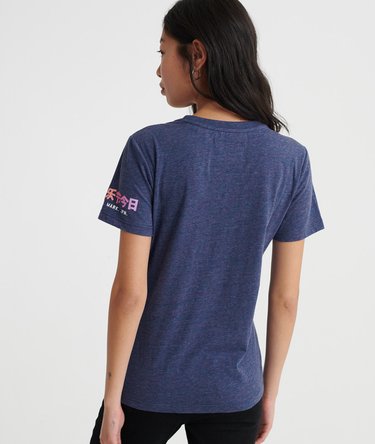 Vintage Logo Repeat Rainbow T-Shirt Image 3