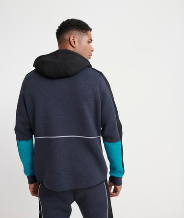 Gym Tech Colour Block Zip Hoodie Image 3