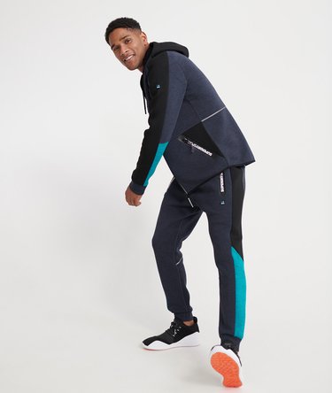 Gym Tech Colour Block Zip Hoodie Image 2