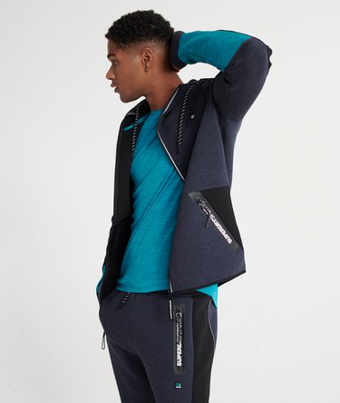 Gym Tech Colour Block Zip Hoodie Image 4