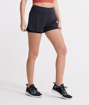 Doppellagige Active Shorts mit Einsätzen Image 2