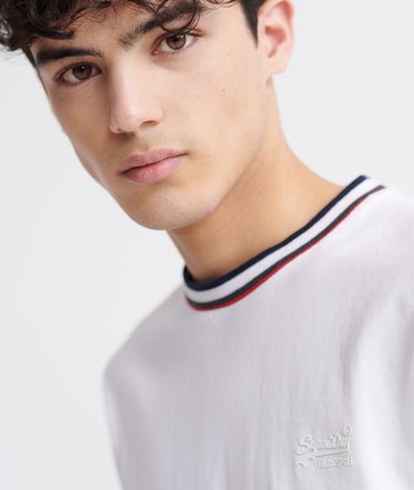 Organic Cotton Athletic Ringer Long Sleeve Top Image 4