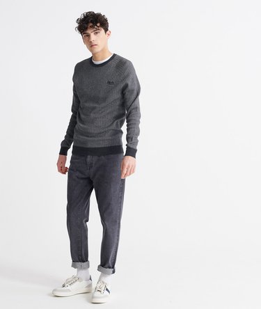 Orange Label Cotton Crew Neck Jumper Image 2