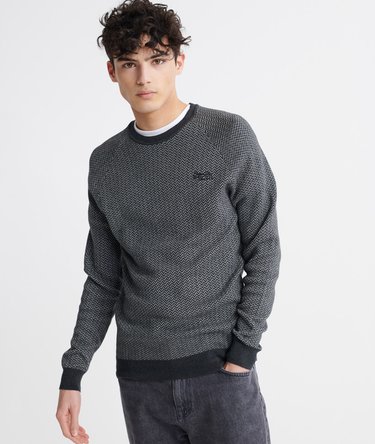 Orange Label Cotton Crew Neck Jumper Image 1