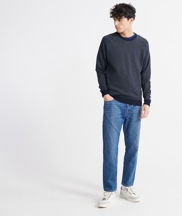 Orange Label Cotton Crew Neck Jumper Image 2