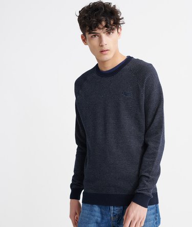 Orange Label Cotton Crew Neck Jumper Image 1