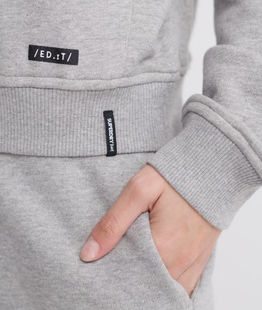 Bluza dresowa ze stójką Edit z dzianiny loopback Image 6