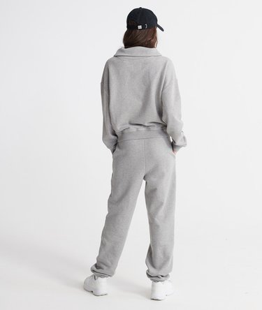 Bluza dresowa ze stójką Edit z dzianiny loopback Image 3