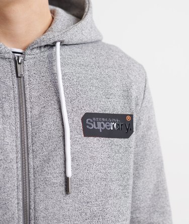 Sudadera con capucha, cremallera y logo Core Black Out Image 5