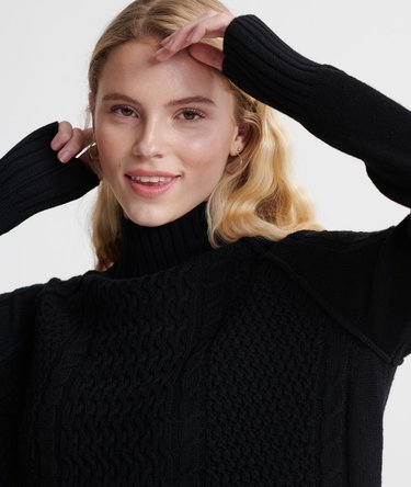 Phoebe Cable Lightweight Knit Jumper Image 4