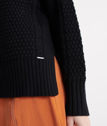 Phoebe Cable Lightweight Knit Jumper Image 5