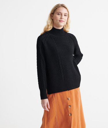 Phoebe Cable Lightweight Knit Jumper Image 1