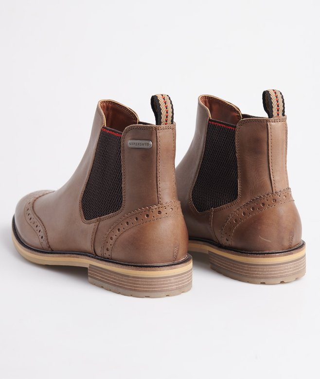 Superdry Men\'s Leather Brown Boot Size 8, NEW Superdry Men main image 2