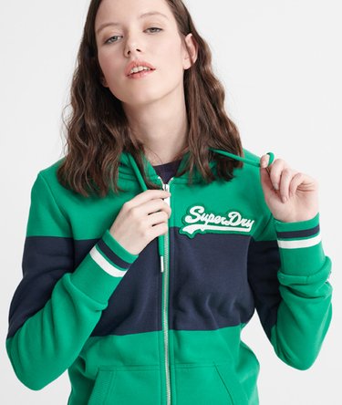 Vintage Logo Chainstitch Patch Zip Hoodie Image 4