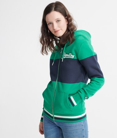 Vintage Logo Chainstitch Patch Zip Hoodie Image 1