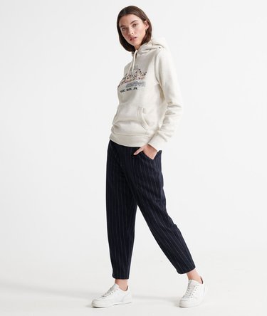 Vintage Logo Floral Infill Hoodie Image 2