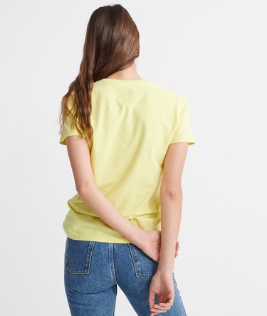 T-shirt à contour en coton biologique Premium Goods Label Image 3