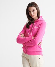 Orange Label Loopback Zip Hoodie