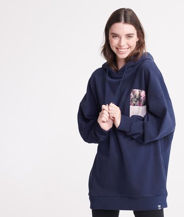 Sweat à capuche oversize Fleur Image 1
