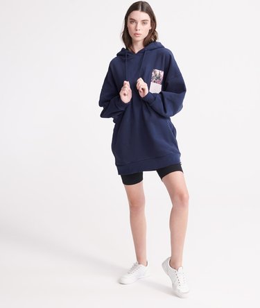 Sweat à capuche oversize Fleur Image 2