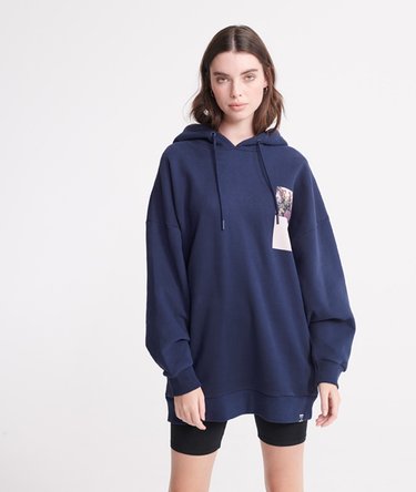 Sweat à capuche oversize Fleur Image 4