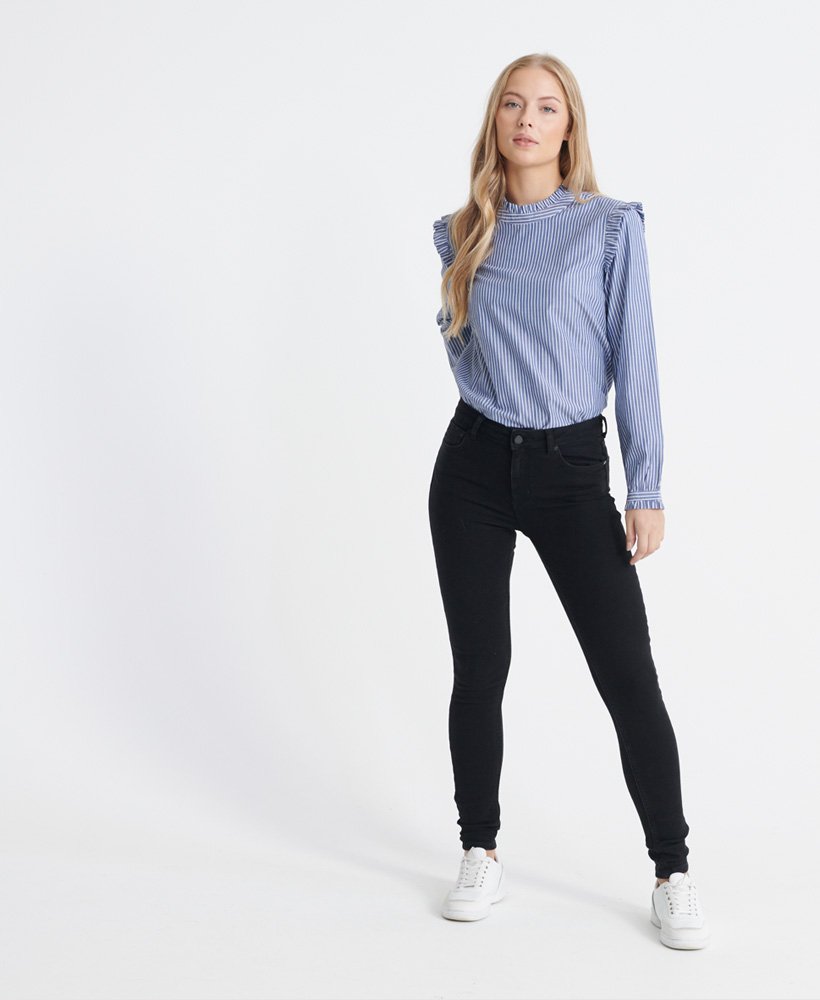 ★★ ★★ Women's Mid Rise Skinny Fit Black 375 D Joe's Jeans Women's Icon Midrise Skinny Ankle Jean, Black at