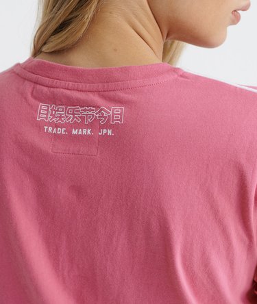 Vintage Logo Outline Piping Boxy T-Shirt Image 6