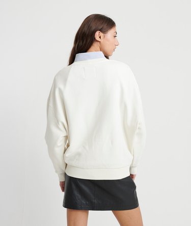 The Edit Slouchy Crew Neck Sweatshirt Image 3