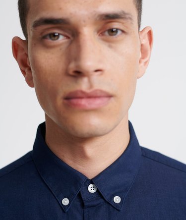 Edit Linen Button Down Shirt Image 4