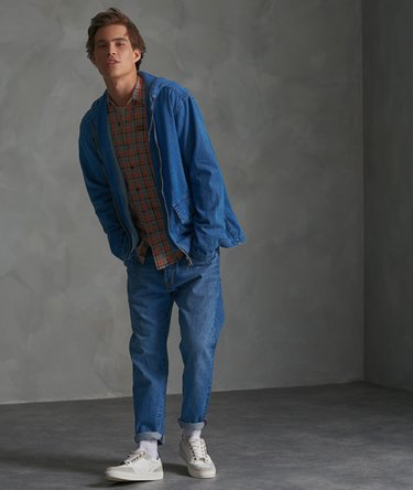 Hooded Denim Jacket Image 2