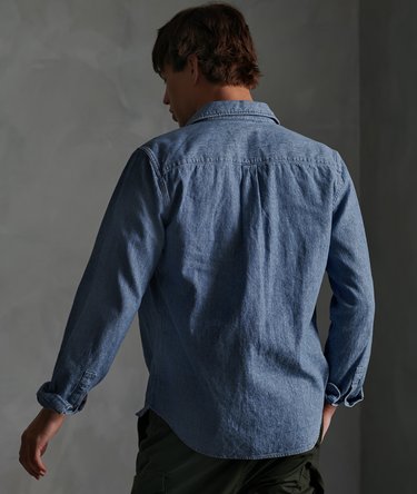 Camisa ligera de manga larga Merchant Milled Image 3