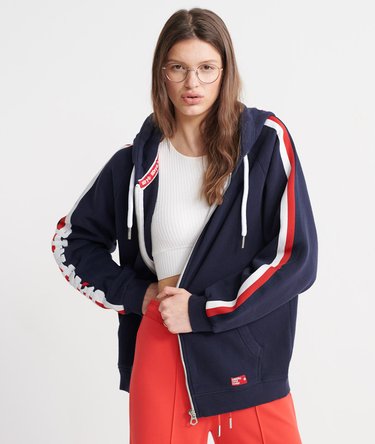 SDQB Overlap Zip Hoodie Image 1