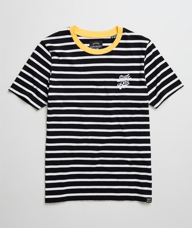 T-shirt w paski z nadrukiem Dakota Image 2