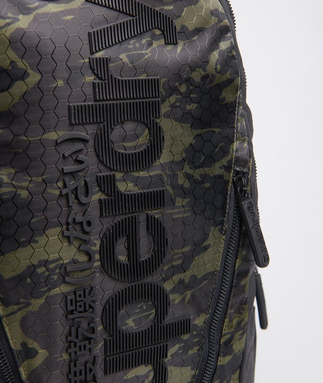 mens Camo Tarp Backpack in GREEN CAMO Superdry UK