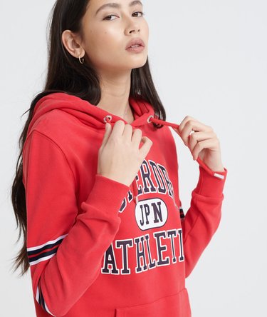 Hooded Varsity Sweat Dress Image 4