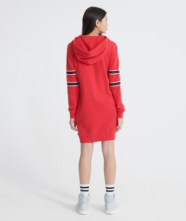 Hooded Varsity Sweat Dress Image 3
