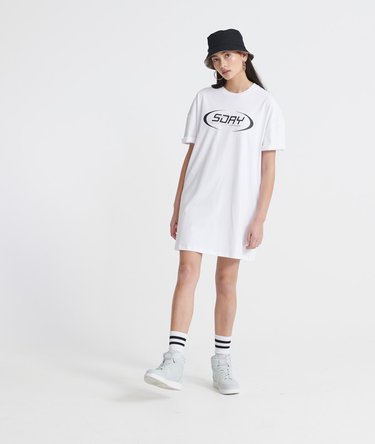 Hyper  Oversized T-Shirt Dress Image 2
