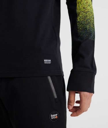 Neon Halftone l&aring;ng&auml;rmad t-tr&ouml;ja Image 6