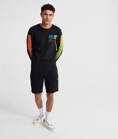 Neon Halftone l&aring;ng&auml;rmad t-tr&ouml;ja Image 2