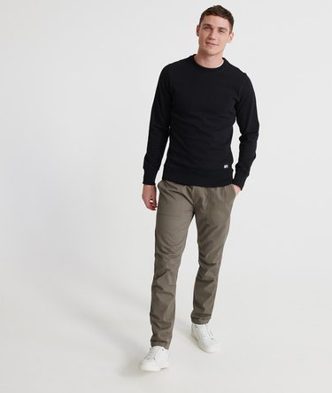 City Neon sweatshirt med rund hals og loopback-stof Image 2