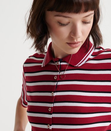 Preppy Polo Button Down Shirt Image 5