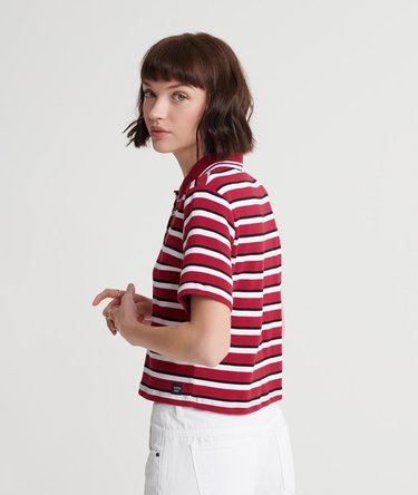 Preppy Polo Button Down Shirt Image 3
