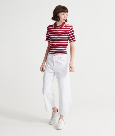 Preppy Polo Button Down Shirt Image 2