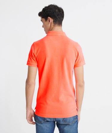 Organic Cotton Vintage Washed Pique Polo Image 3