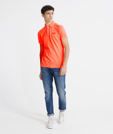 Organic Cotton Vintage Washed Pique Polo Image 2