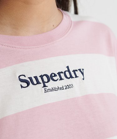 Harper Stripe Boxy T-Shirt Image 5