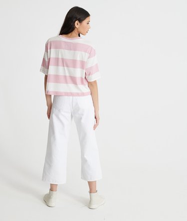 Harper Stripe Boxy T-Shirt Image 3