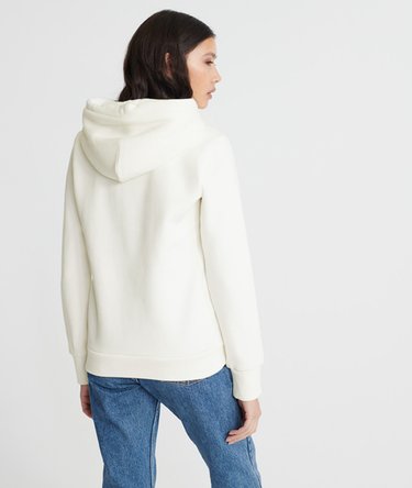 Sudadera bordada con capucha Serif Image 3