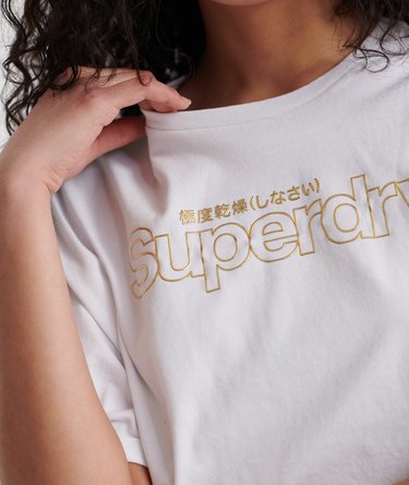 Swiss Logo Outline Boxy T-Shirt Image 4